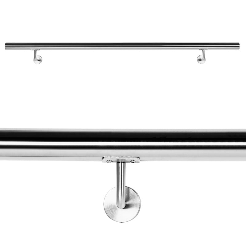 

Pasamanos Barandilla Barandas 200cm Escalera Acero Inox V2A
