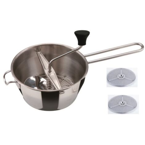 Pasapure coc 2 discos 15cm mango varilla inox inoxibar