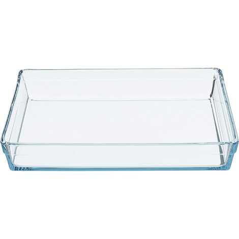 Pasbahce Borcam Premium Rechteckblech 26Cmx37Cm, 4350 cc transparent