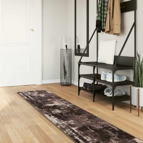 Pasillo de alfombra MARSA Negro 50 x 350 cm Poliéster y PVC