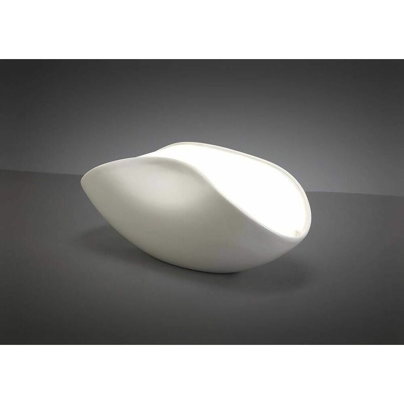 09diyas - Pasion Table Lamp 3 Bulbs E27, glossy white / arylic white / polished chrome