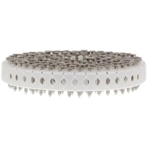 Paslode 0° Plastic Coil Ring Shank Stainless Steel A2 Nails 2.5 x 35mm (Pack 1000) PAS142207