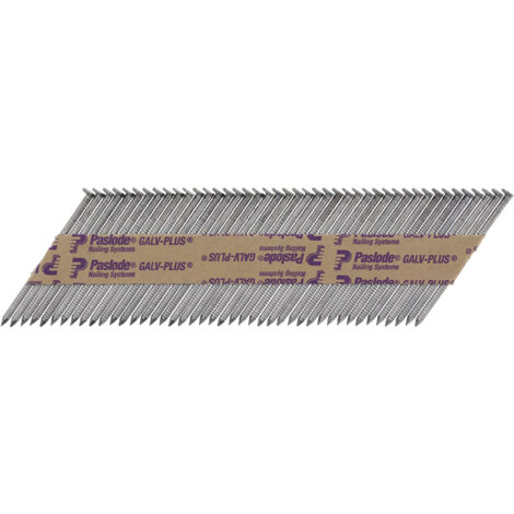 Paslode 3.1 x 75mm IM350 Ring Nails Galv-Plus® Finish Box of 2200 + 2 Fuel Cells PAS141227