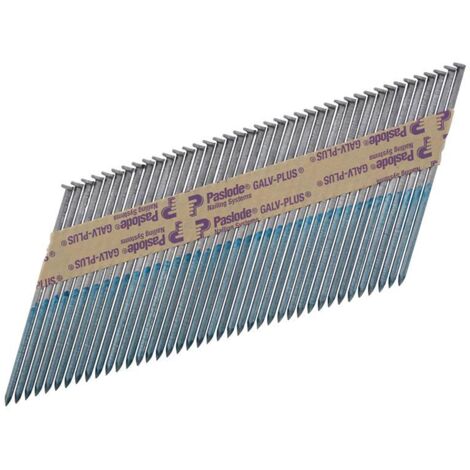 Paslode 3.1 x 90mm IM350 Smooth Nails Galv-Plus® Finish Box of 2200 + 2 Fuel Cells PAS141234