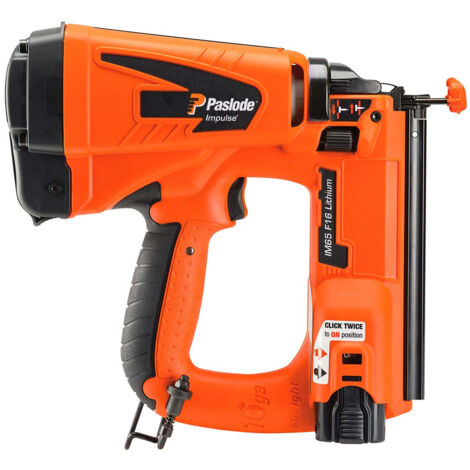 Paslode IM65 F16 Lithium 16 Gauge Straight Brad Nailer 1 x 2.1Ah Li-ion PASIM65L
