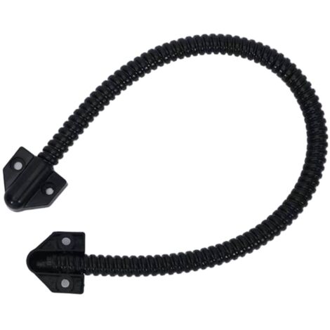 Passacavi flessibile per porta Nero 6 mm