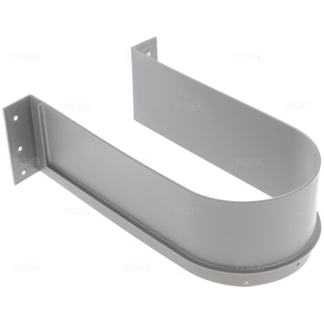 Passage de bonde arrondi Anthracite pour tiroir 3044323 Emuca