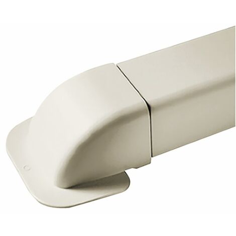 Passage de mur courbe 60 x 80 blanc crème 9001 (X 6) - DIFF
