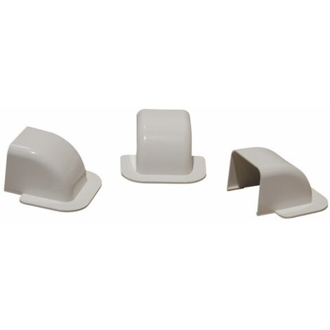 Passage de mur courbe 60x80 blanc pur 9010 (X 6) - DIFF