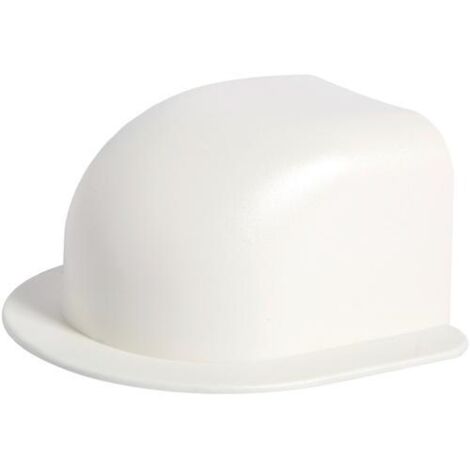 Passage de mur p CLM50065 p 50mm h 65mm IK08-IK10 PVC RAL 9010 blanc paloma HAGER CLM5006561