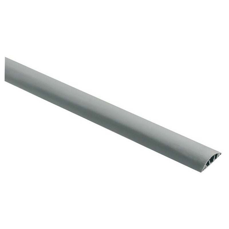 Passage de plancher 3 compartiments 50x12mm gris au mètre (12016)