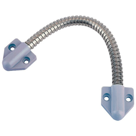 Passage pour câble chromé – Longueur 30 cm – Pour gâches et ventouses électriques – Transmission courant Ø 7 mm maxi – Effeff