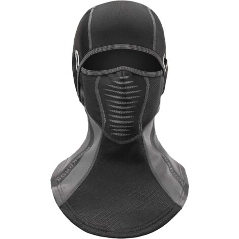multifunzionale scaldacollo sciarpa tubolare per esterni lavoro sport Ski Wear Mask Alomejor scaldacollo in pile Grey 