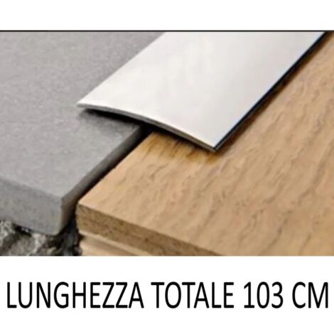 PASSATOIA ADESIVA PIATTA CM.103 ALLUMINIO ANODIZZATO