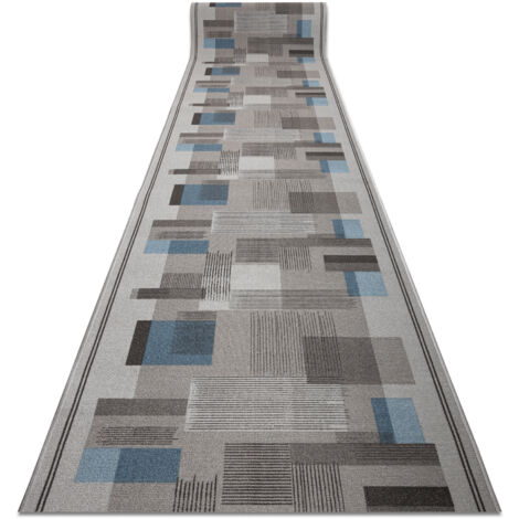 PASSATOIA gommata LISTRA Geometrico, antiscivolo grigio 80cm grey 80x100 cm
