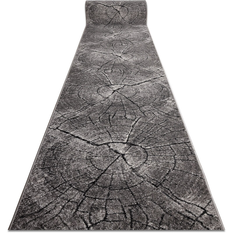 Image of Passatoia silver Tronko Albero Legna grigio 100cm grey 100x280 cm