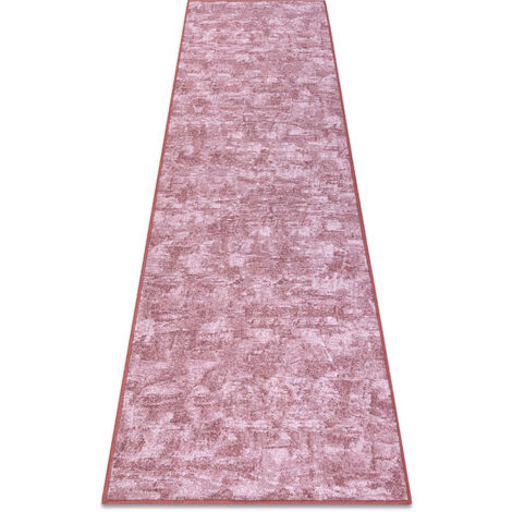 Passatoia SOLID rosa cipria 60 CALCESTRUZZO  pink 50x370 cm
