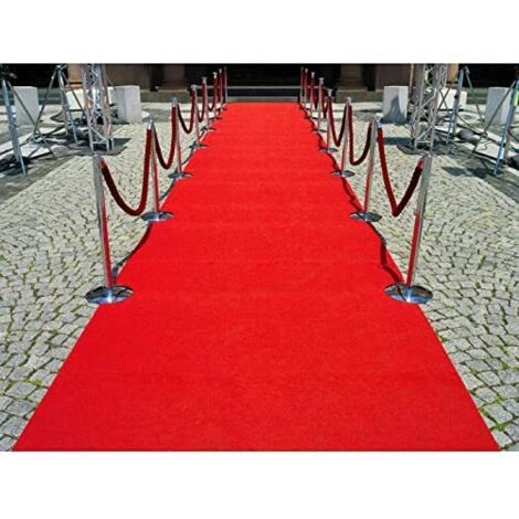 Passatoio Tappeto Mod.Elea Stand Colore Rosso H200cm X 50mt