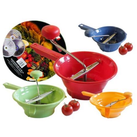 Passatutto Passaverdure Passapomodoro in Plastica 16 cm 3 Dischi