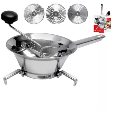 passaverdure "rondo" in acciaio inox 24 cm