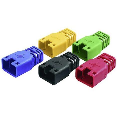 Passe-câble anti-pliage, Ø de câble 6 mm Telegärtner 100001166 RJ45 Protection anti-pliure noir 1 pc(s) S379331