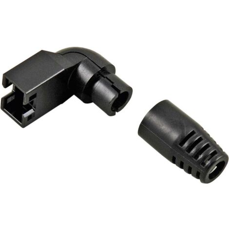 Passe-câble anti-pliage pour connectique RJ45 Hirose, coudé Hirose Electronic RJ45-KS90UD RJ45 Protection anti-pliure P