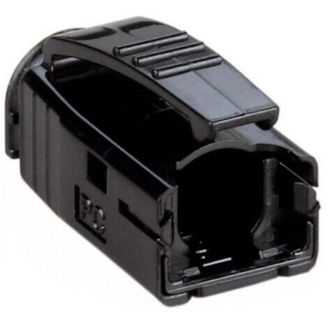 Passe-câble anti-pliage pour connectique RJ45 Metz Connect 1401008202-E RJ45 noir 1 pc(s)
