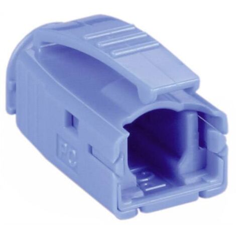 Passe-câble anti-pliage pour connectique RJ45 Metz Connect 1401008206-E RJ45 bleu 1 pc(s) D22949