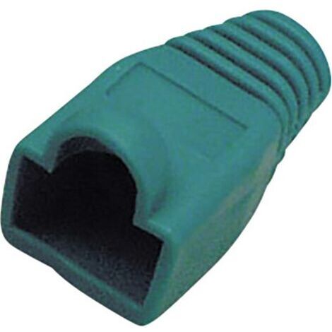 Passe-câble anti-pliage pour RJ45 mâle BKL Electronic 143061 RJ45 Protection anti-pliure vert 1 pc(s) W094211