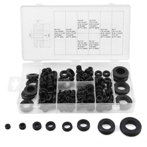 Passe-câble en caoutchouc durable et pratique, résistant à l'huile minérale, pour tuyaux hydrauliques