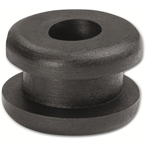 Passe-câble HELLERMANNTYTON, 633-02180, Noir, PVC, Ø 6 mm, 1 pièce