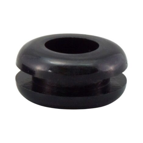 Passe-câble RS PRO, Ø câble max. 10.5mm, Ø découpe 13.9mm, panneau 3.4mm max en PVC ( Prix pour Sachet de 250 )