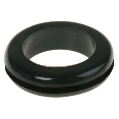 Passe-câble RS PRO, Ø câble max. 25mm, Ø découpe 38.1mm, panneau 1.5mm max en PVC ( Prix pour Sachet de 250 )