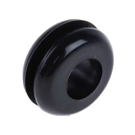 Passe-câble RS PRO, Ø câble max. 5mm, Ø découpe 7.4mm, panneau 1.7mm max en PVC ( Prix pour Sachet de 250 )