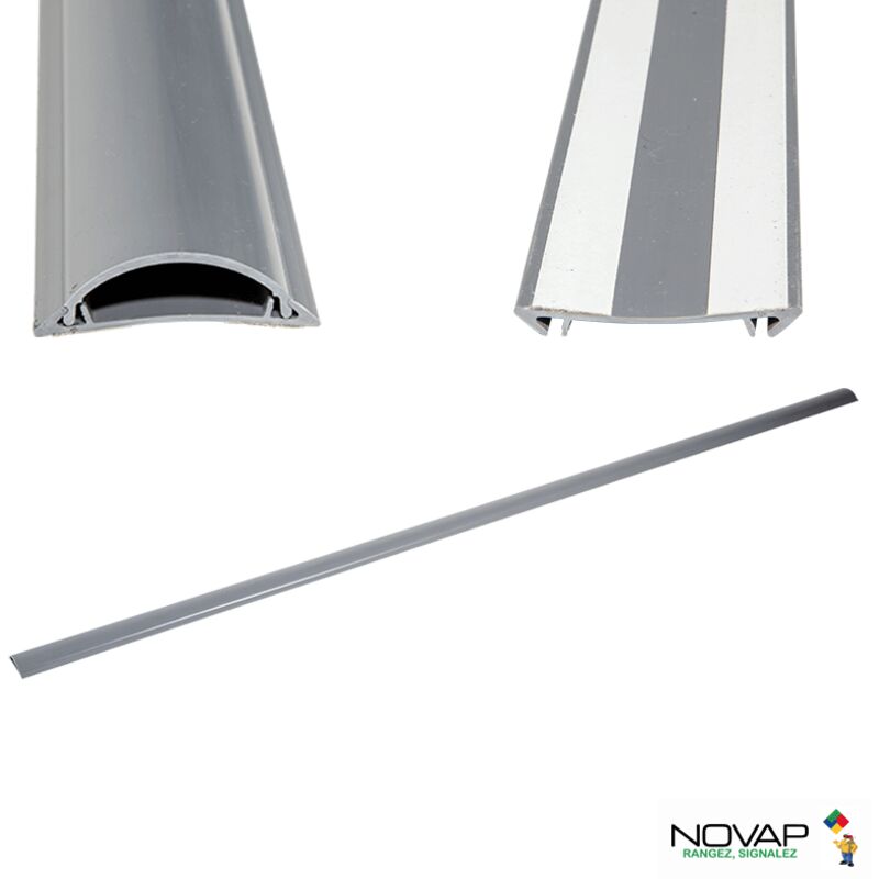 Novap - Passe-câbles d'intérieur - 2000 x 70 x 20 mm - 6101321