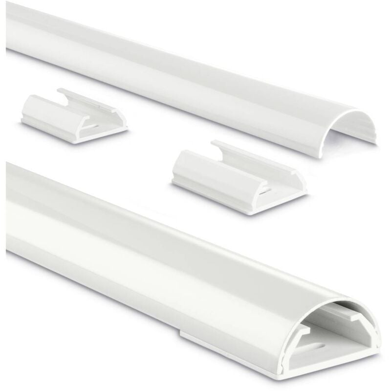 Passe-câbles Hama l x l x h) 1100 x 33 x 18 mm 1 pc(s) blanc