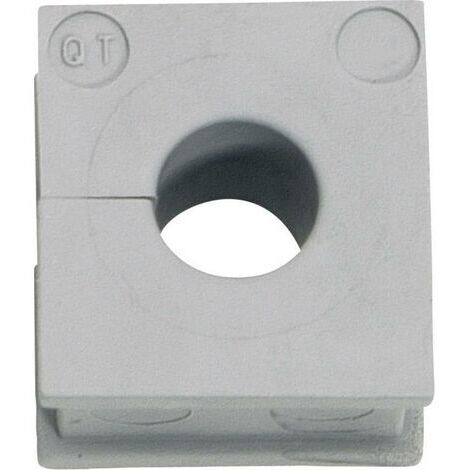 Passe-câbles Icotek QT 7 42507 Ø max. des bornes 8 mm Elastomère gris 1 pc(s) W96408