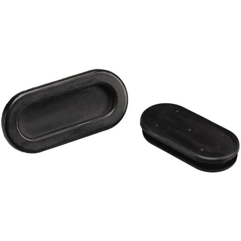 Passe-câbles PB Fastener 1028-01 trou oblong Ø max. des bornes 26.6 mm PVC noir 1 pc(s) S24799