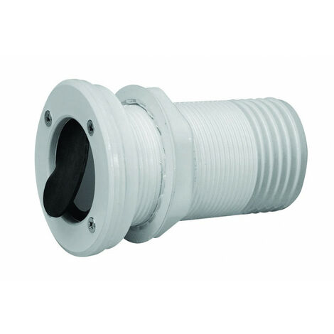 Passe coque plastique avec valve non retour – Raccord PE 50 mm pour gestion efficace des fluides – Environnement humide