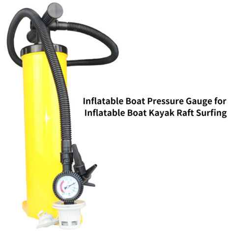 Passe de Pression de Bateau Gonflable E 0-5psi Baromètre Testeur pour Radeau de Kayak Surf sur les Matériaux en Nylon