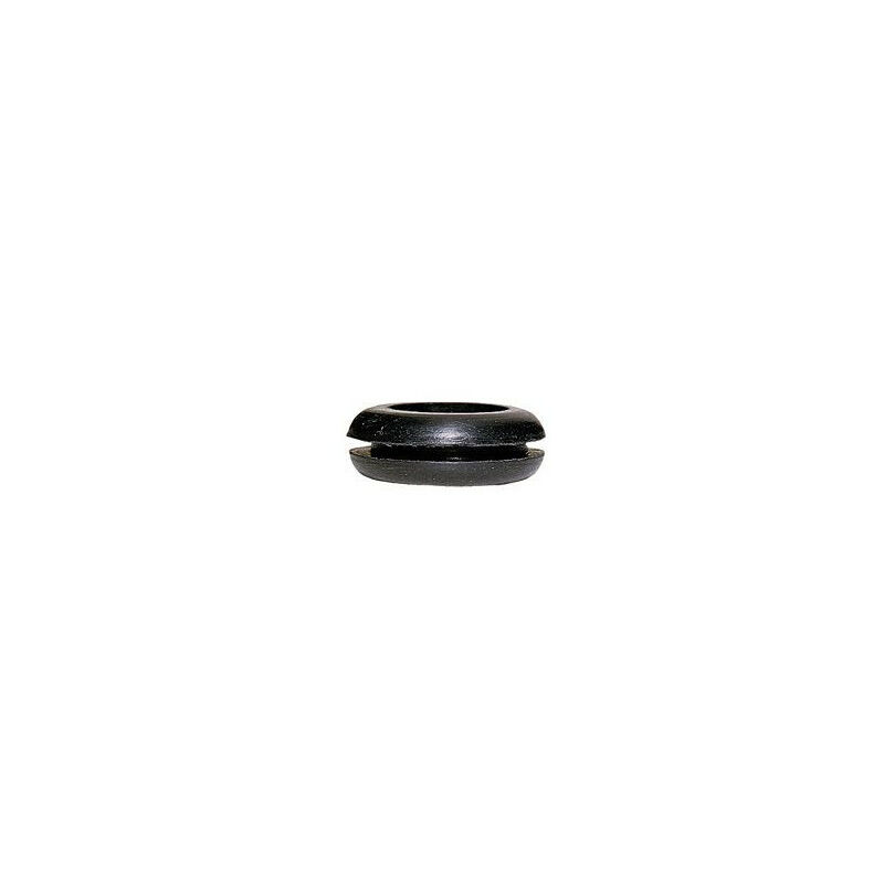 Passe fil PVC noir pour fil diamètre maximum 3,5mm diamètre perçage 6mm (098090)