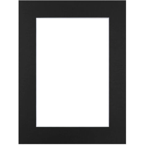 Passe-partout Noir 13x18 cm Ouverture 9x13 cm Brio