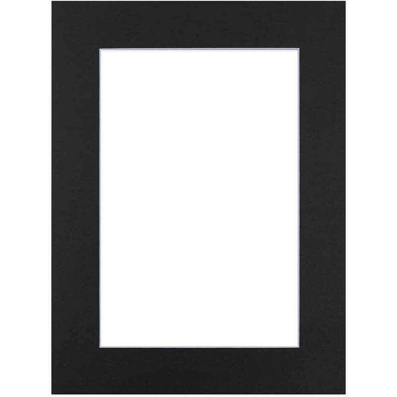 EMOTION Passe-partout noir 30x40 cm ouverture 20x30 cm carton