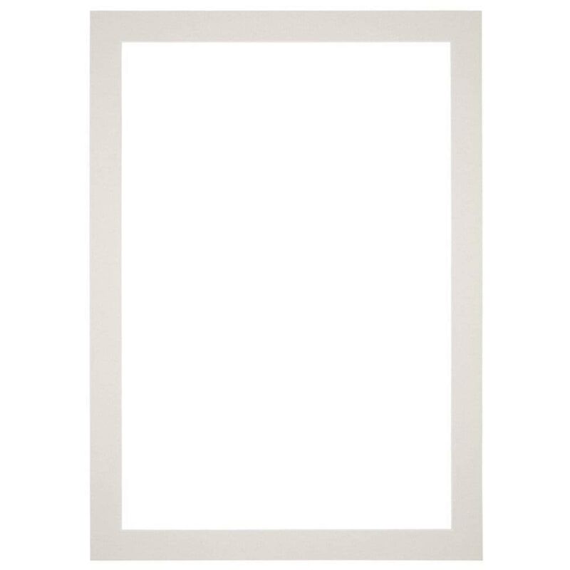Passe-Partout Taille du Cadre 60x85 cm - Format de Foto 50x75 cm - Gris clair.