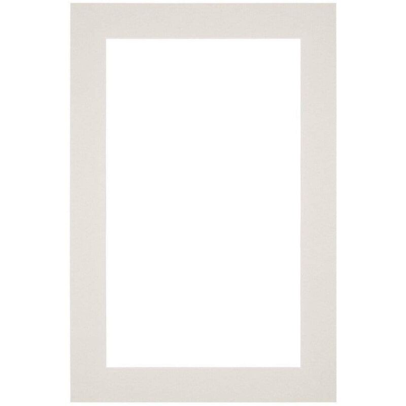 Passe-Partout Taille du Cadre 62x93 cm - Format de Foto 55x85 cm - Gris clair.