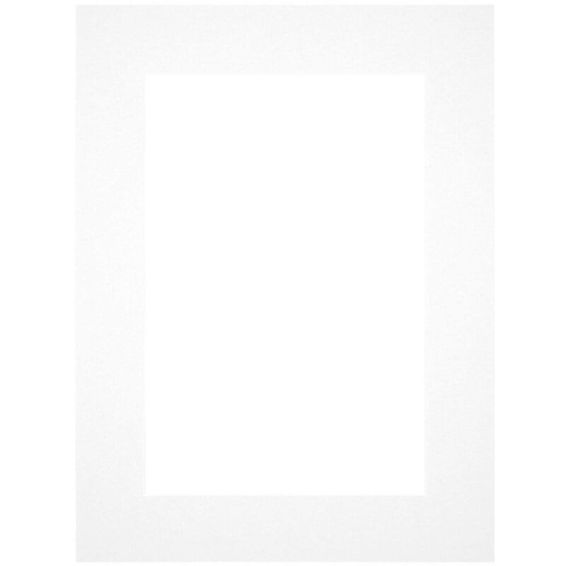 Passe-Partout Taille du Cadre 68x98 cm - Format de Foto 60x90 cm - Blanc.