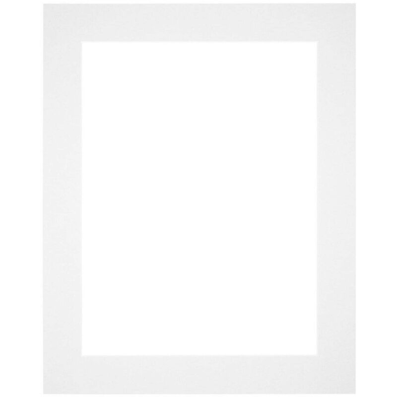 Passe-Partout Taille du Cadre 70x90 cm - Format de Foto 60x80 cm - Blanc.