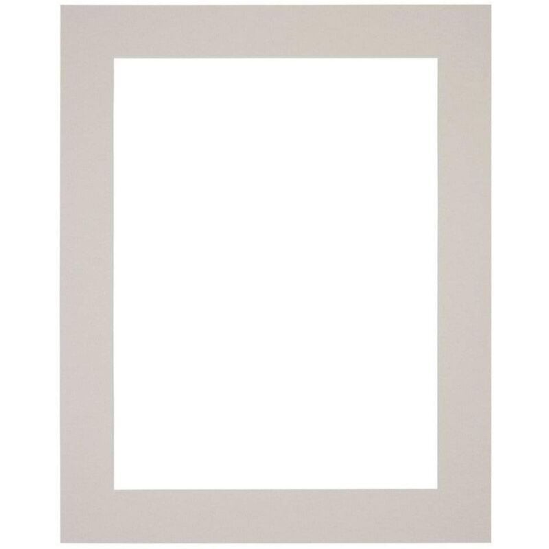 Passe-Partout Taille du Cadre 70x90 cm - Format de Foto 60x80 cm - Gris Granit.