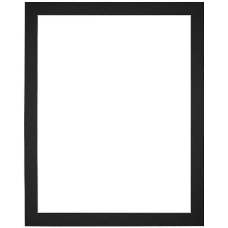 Passe-Partout Taille du Cadre 70x90 cm - Format de Foto 65x85 cm - Noir.