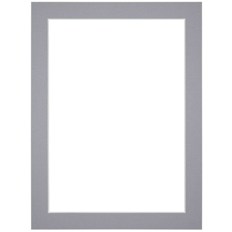 Yd. - Passe-Partout Taille du Cadre 75x100 cm - Format de Foto 61x91.5 cm - Gris.